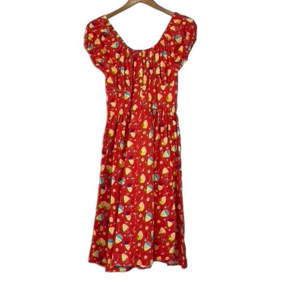 Disney Parks The Dress Shop Dole Whip Pineapple Swirl Dress - Picture 6 of 11